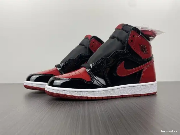 Jordan Air OG High 1 Patent 555088-063 Bred 0417